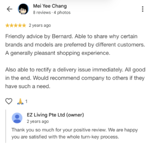 Chang Mei Yee's Testimony on Ez Living's Laundry Drying Rack